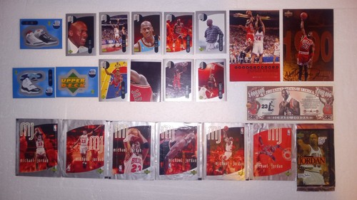 MICHAEL JORDAN 65 CARDS & ITEMS LOT-HIGH PREMIUM INSERTS, RC. CUSTOM, FASC. AUTO - Picture 2 of 3
