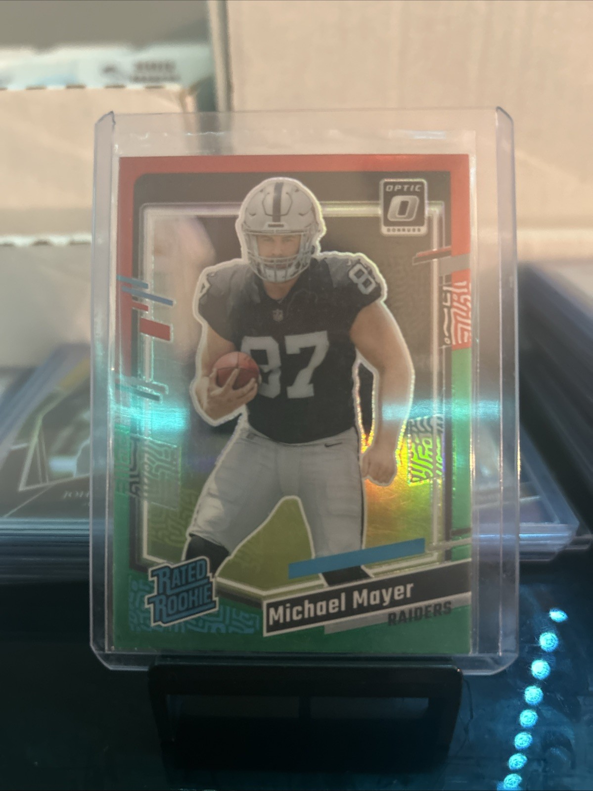 2023 Donruss Optic Preview Red And Green Michael Mayer