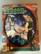 Dragon Magazine 159 Dungeons  Dragons July 1990 Insert Poster Included TSR RPG