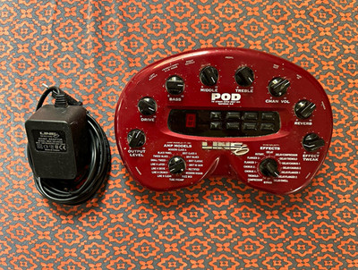 Line 6 POD 2.0 Digital Multieffektgerät Verstärker Stimmgerät für E-Gitarre