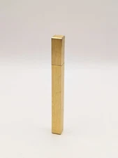 Thin Gold Tone Stick Lighter New Flint Dainty Pocket PARTS/REPAIR