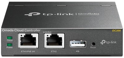 TP-Link OC200 Omada Cloud WLAN Controller PoE Dual-USB Grau BRANDNEU
