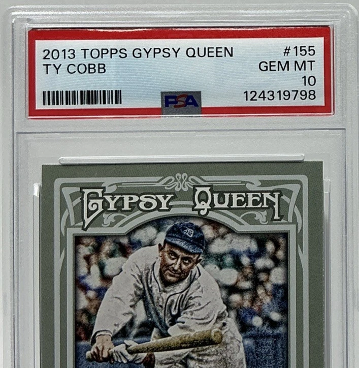 Ty Cobb PSA 10 - 2013 Topps 吉普赛女王 - 老虎传奇,乔治亚桃子,名人堂 — 第 2/4 张图片