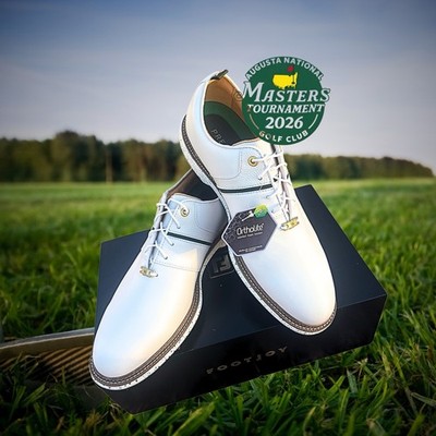 FootJoy Masters 2026 Berckmans Packard 445 Spiked Golf Shoes Size