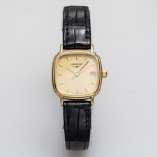 Orologio Longines La Grande Classique Donna Vintage Quarzo Placcato Oro Data 22 mm