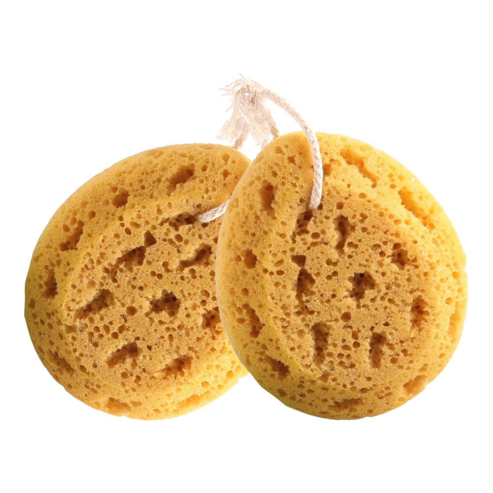 2 Pcs Honeycomb Bath Sponge Body Exfoliating Tool Skin Cleaning Scrubber