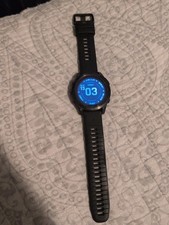 Garmin Fenix 7X Black Silicone Band Smart Watch 51mm Heart Rate Monitor