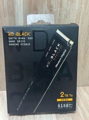 WD Black SN770 2TB PCIe NVMe M.2 2280 Gaming SSD WDBBDL0020BNC