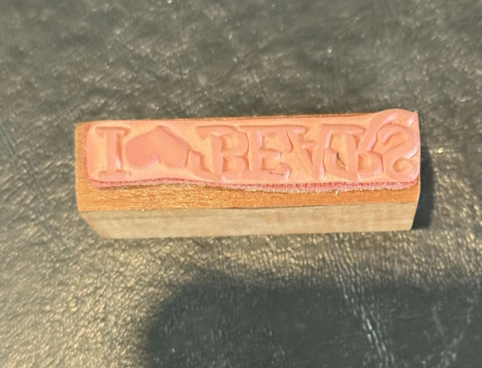 Sello de goma I Love Bears - A0012 Foto 2 de 3