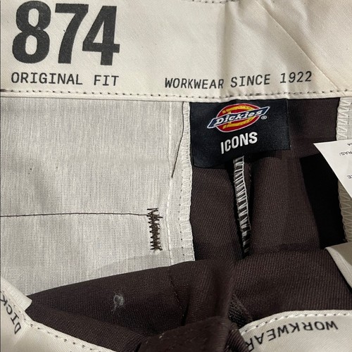 Neu mit Etikett Dickies 874 Original Arbeitshose Herrengröße 33 x 34 dunkelbraun - Bild 8 von 10