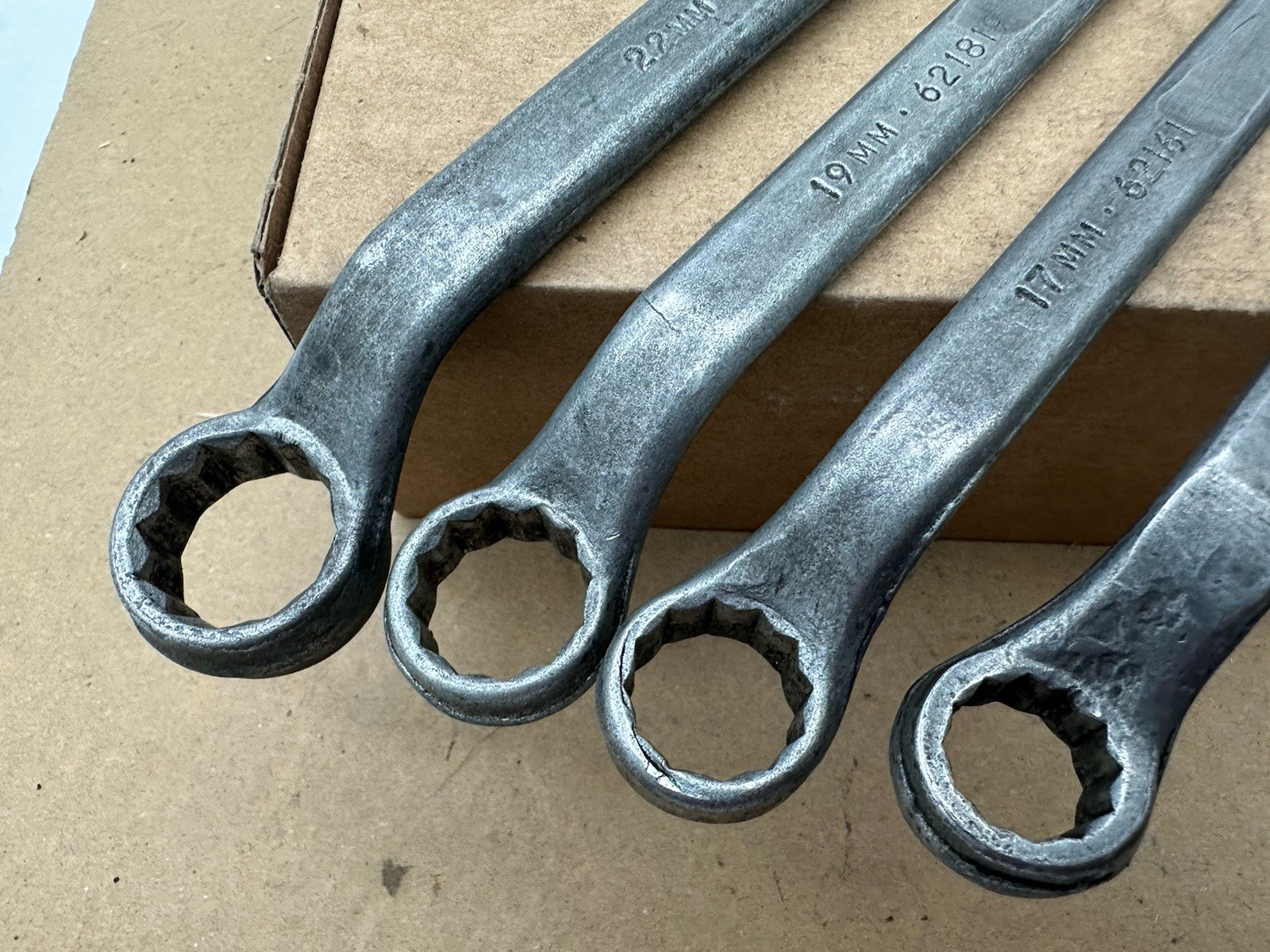 4pc PROTO CHALLENGER TOOLs METRIC OFFSET BOX END WRENCH Set 12 Pt USA 14-20 22mm