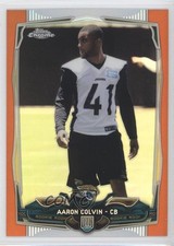 2014 Topps Chrome Retail Orange Refractor Aaron Colvin #201 1u0