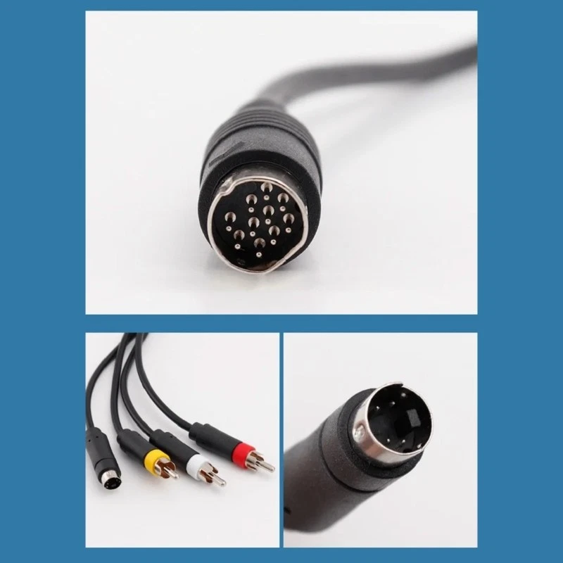 Multi Platform AV Cord S-Video Cable Wire for N64 DC128 Gaming Systems - Image 4 of 4