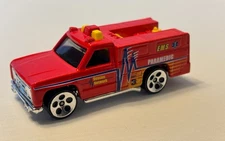 Hot Wheels RESCUE RANGER FIRE TRUCK PARAMEDIC EMS FROM RESCUE RODS 5-PACK EXCLUS