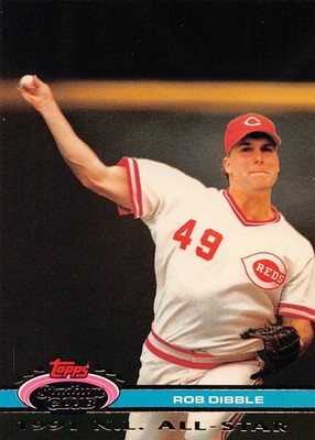 1991 Topps Stadium Club Skydome - Rob Dibble #36 | N. L. All-Star