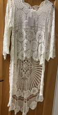 JOE BROWNS BOHO/FESTIVAL STYLE CROCHET TOP SZ S/M