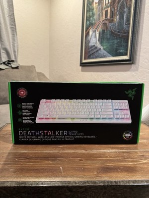 Razer Deathstalker V2 Pro White Tenkeyless Gaming Keyboard