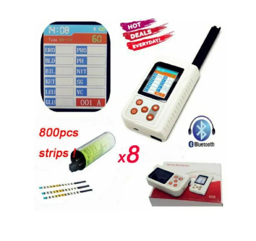 Analizador de orina profesional BC401 - Conectividad USB | 100 pruebas incluidas Foto 2 de 4