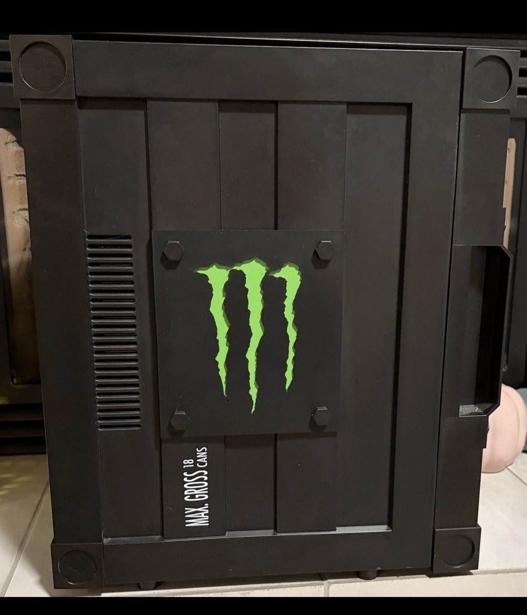Monster Energy Mini Fridge Countertop Cooler 18-Can B63NB