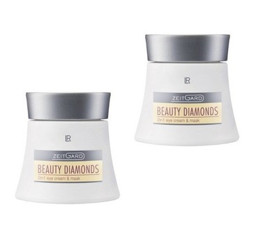 2x LR ZEITGARD Beauty Diamonds 2in1 Augencreme und-maske, 30 ml lr 28319-201