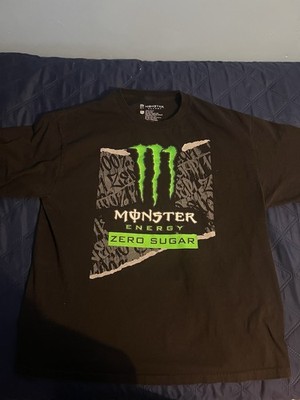 Monster Energy Zero Sugar Long Sleeve Shirt Consumer Engagement Print  X-LARGE