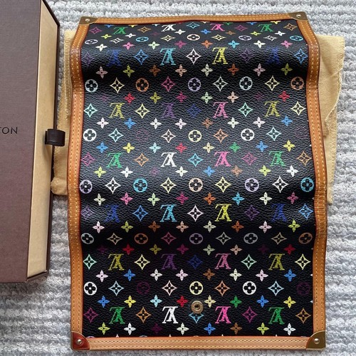 Louis Vuitton Monogram Multicolor Porte Tresor Long Wallet M92658 W/Box Genuine