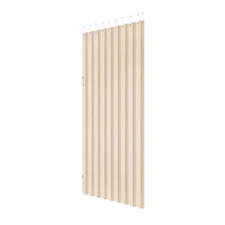 Uimoso Accordion Door with Blackout Fabric and Magnetic Closure, 47 x 78 Inches