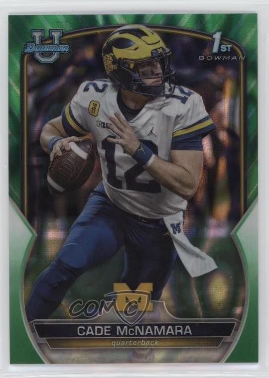 2022 Bowman U Chrome Green Lava Refractor 30/99 Cade McNamara #99 0ma6