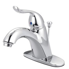 KB6401YL 4 in. Single Handle Bathroom Faucet, Polished Chrome