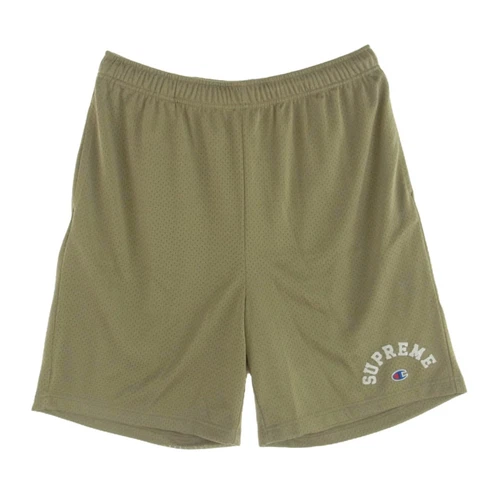 Short Supreme 24SS x Champion maille beige M occasion LIFE 0