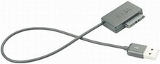 Slim SATA TO USB adapter Converter for laptop's DVD optical drive 7 6 pin 13p
