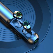Mini Auriculares Bluetooth Auriculares TWS Auriculares Intrauditivos Portátil Base Telescópica