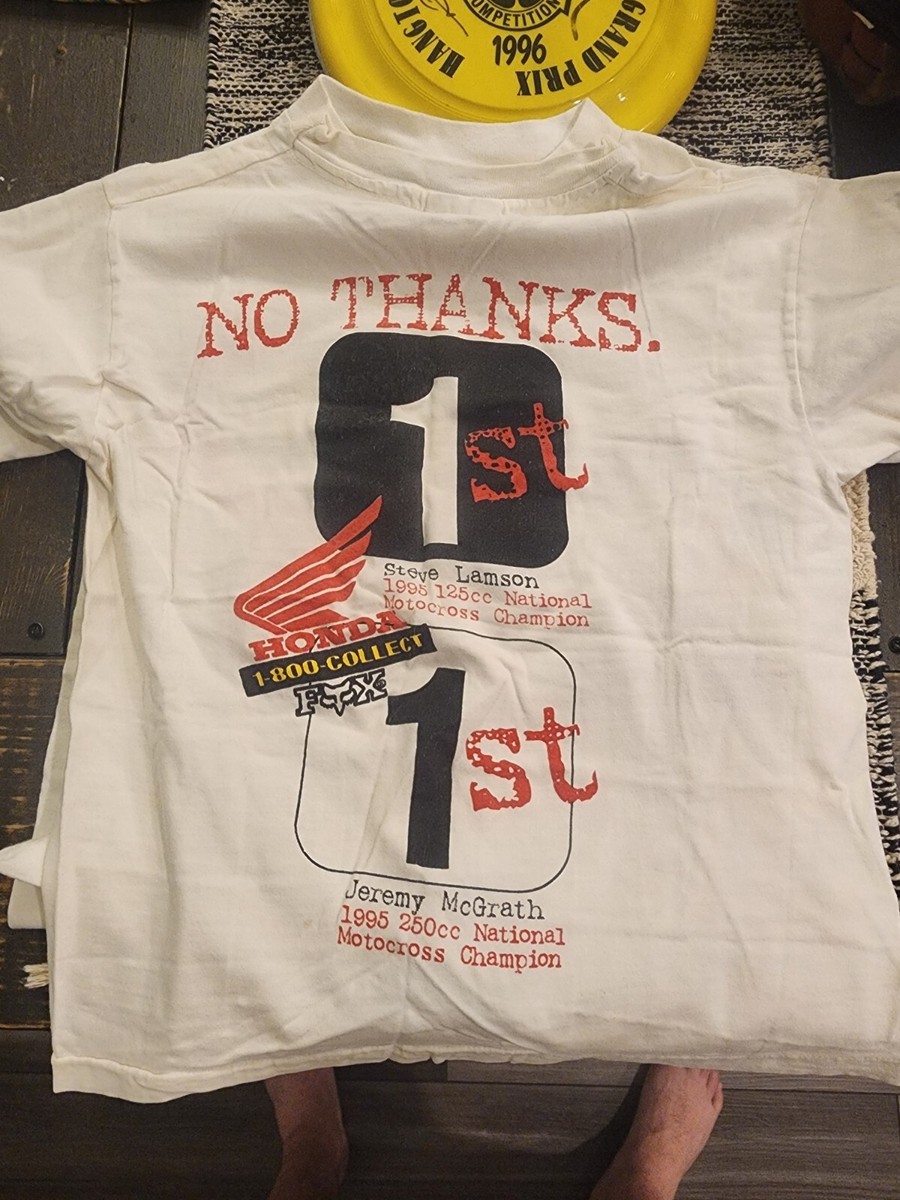 Steve Lamson Jeremy Mcgrath 1995 1-800 Collect Honda Kids Shirt
