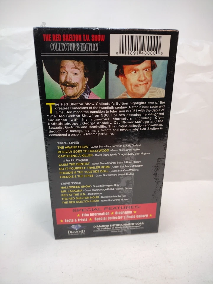 Collectors Edition The Red Skelton TV Show 2 VHS Set 7 Hrs SEALED 2004 - Image 3 of 4