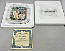 2004 BRADFORD EXCHANGE Angle "Sisters Are Blossoms" Plate 2nd Precious Treasures