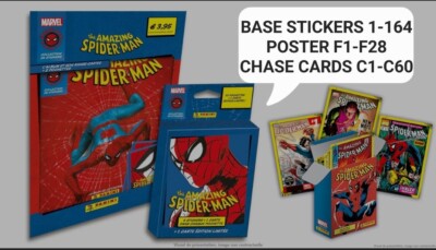 The Amazing Spider-Man 60th Ann. Sticker & Card Singles (Panini 2022) MEHRFACHKAUF!