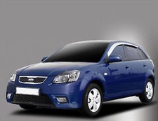 Chrome Window Visors Vent 4p For 10 Kia Rio 5d