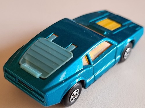 Matchbox 65 Saab Sonett III Teal Superfast mit Box Lesney 70er Sportwagen NMIB - Bild 5 von 11