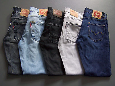 Vintage Levis 511 Stretch Denim Jeans Elastane Slim Straight Vintage Levis 511 Stretch Denim Jeans Elastane Slim Straight
