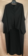 Yohji Yamamoto Satin Wool Tail Coat Long Black Color Size Large