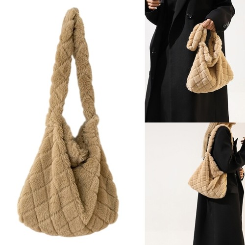 Fashion Shopping Bag Winter Underarm Bag for Women Girl Versatile Shoulder Bags - Picture 4 of 12