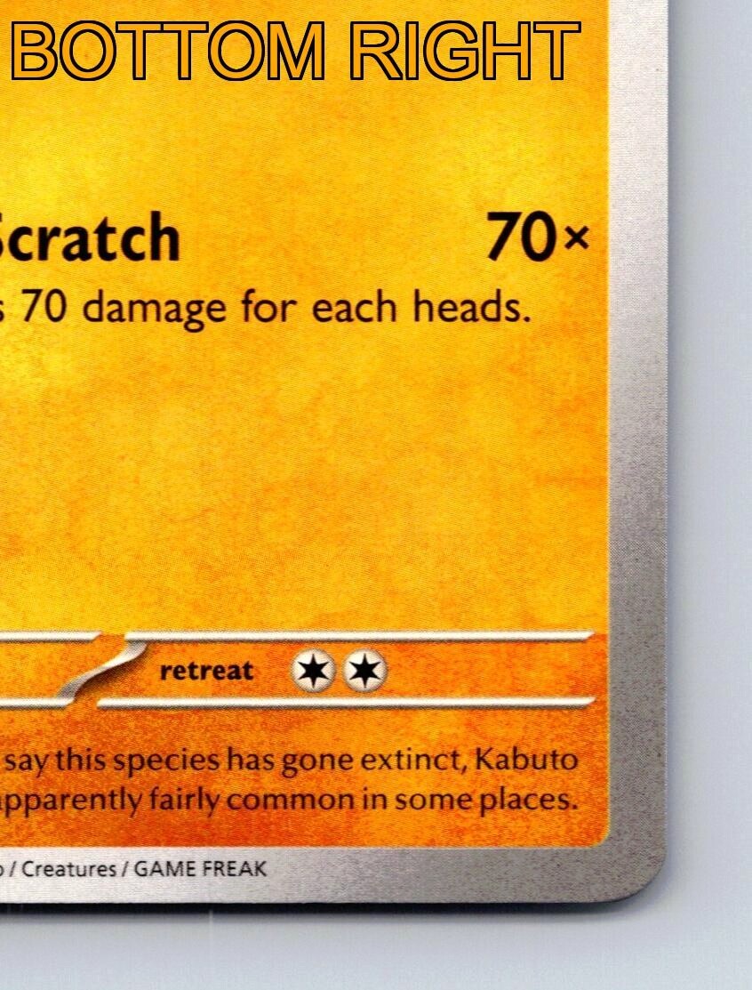 Kabuto HP 90 Double Scratch Attack Rarity Orange Pokémon Card | eBay