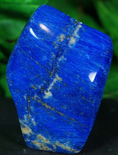 lapis lazuli crystal mineral specimen hand polished