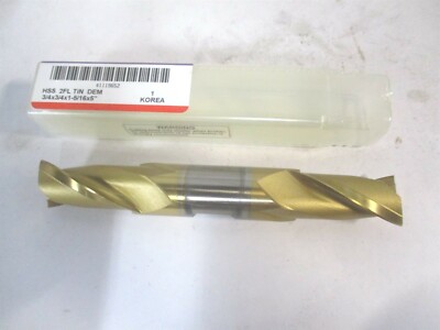 (E8050048) 3/4'' x 1-5/16'' x 3/4'' x 5'' OAL 2Fl High Speed Steel Square End Mill 
