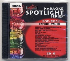 SOUND CHOICE KARAOKE SC-8806 POP HITS, NEW FACTORY SEALED SPOTLIGHT CD G, OOP