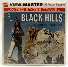 View Master A486, Black Hills of South Dakota, GAF, Version B, 3 Reel Set