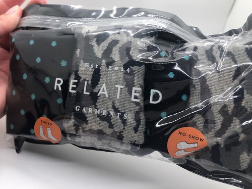 NUEVO Conjunto combinado de calcetines de camuflaje y lunares con prendas relacionadas para hombre 2 Crew 2 No-Show - Imagen 8 de 11