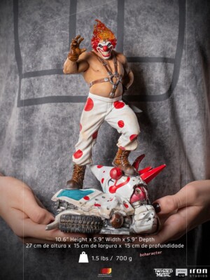 IRON STUDIOS 1/10 Twisted Metal Sweet Tooth 10.6in Static Figure