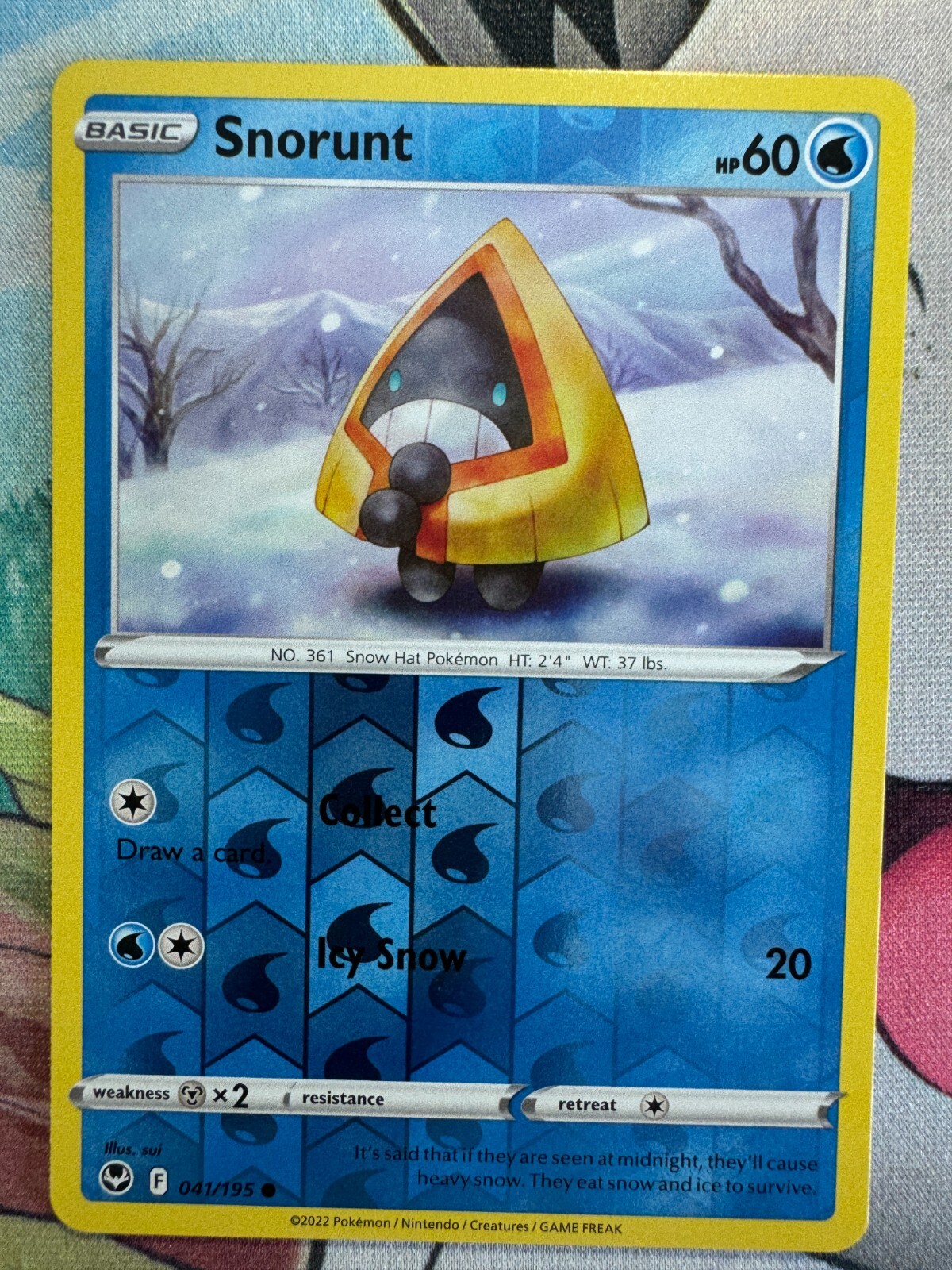 Snorunt Reverse Holo Pokemon TCG BKQ905