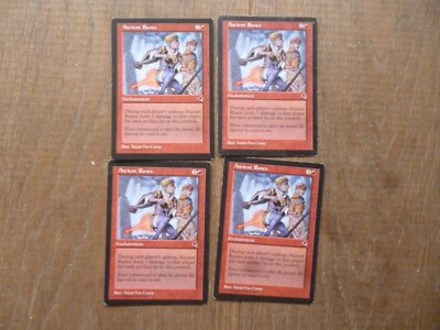 MTG 4 x Ancient Runes uncommon Tempest Magic The Gathering playset card